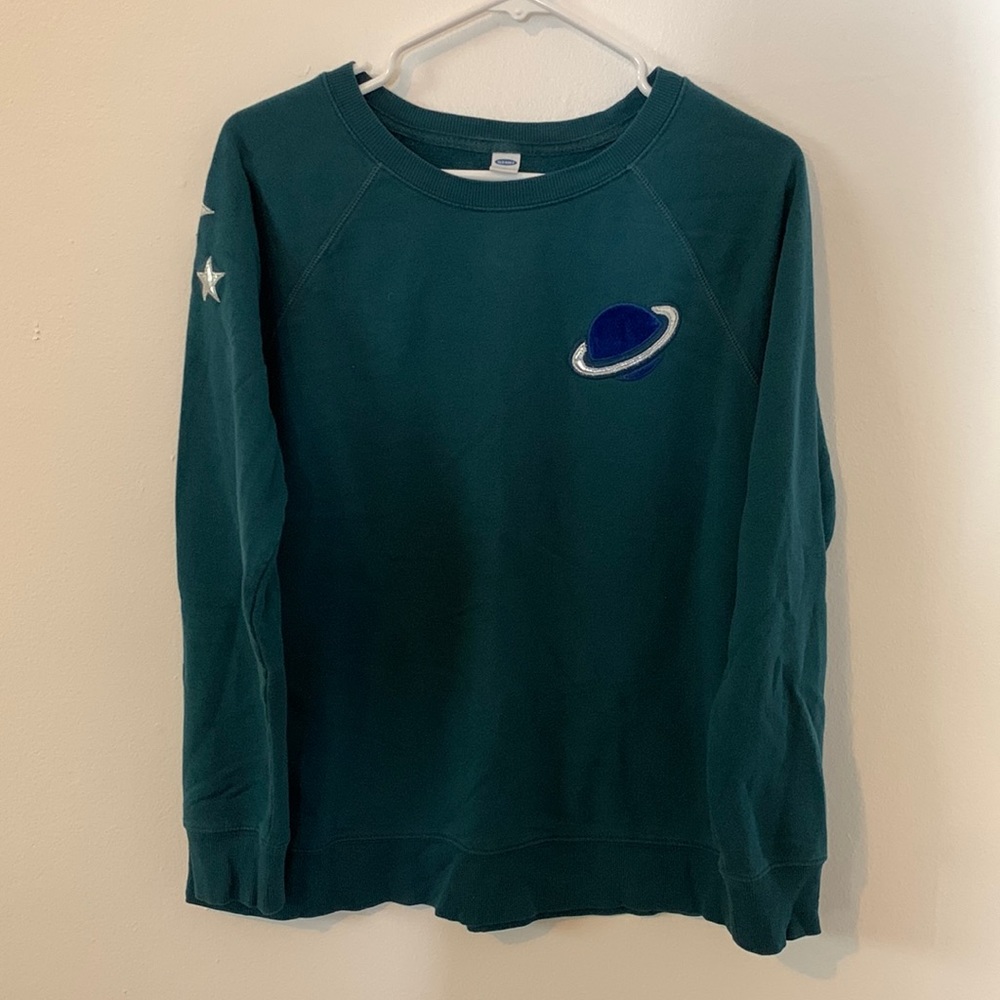 Crew neck long sleeve jersey shirt